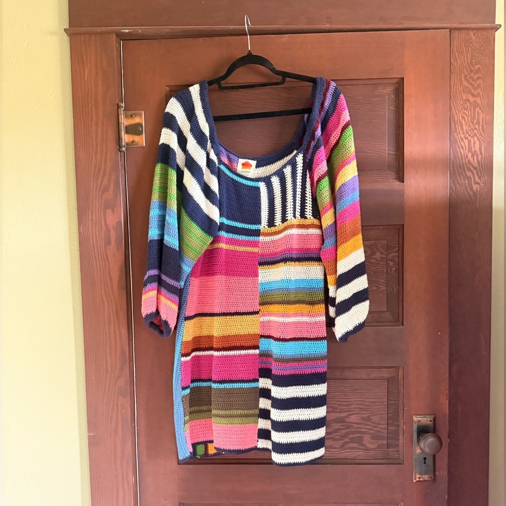 Crochet dress FARM rio size L